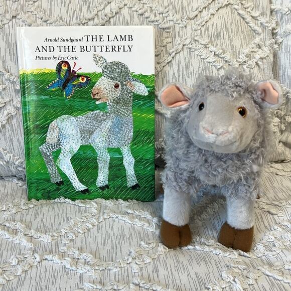 Kohl's‎ Cares The Lamb and the Butterfly Book and Lamb Plush - Picture 1 of 11